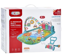 [668-31] مشاية أطفال 2 في 1بيانو بدواسة للأطفال