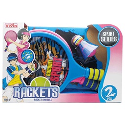 [9901A] Badminton racket set for kids - 2 pieces