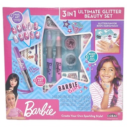 [CA-34072] Barbie 3-in-1 Ultimate Glitter Beauty Set
