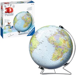 [RVN124367] Ravensburger 3D Globe Puzzle, 540 Pieces