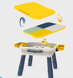 [LS-BLCTBWCH-29BU] 4 in 1 activity table with chair 13 pieces