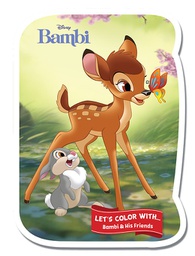 [2236] Disney Bambi coloring book - with stickers