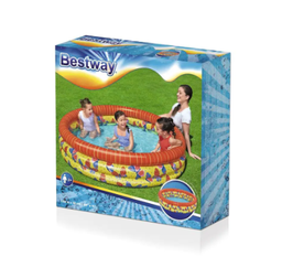[26-51202] Beautiful 3 layers inflatable butterfly pool