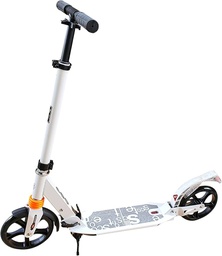 [13-116-34B] Foldable two-wheel push scooter 90*13.5*1.05 cm