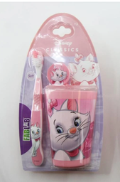 [103020002] Disney soft toothbrush for children with cup
