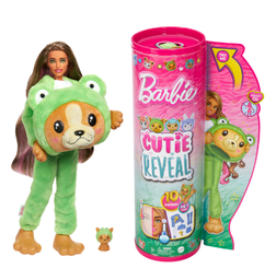 [HRK24] Barbie Cutie Reveal Frog Doll + 10 Surprises