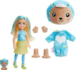 [HRK30] Barbie Cutie Reveal - Chelsea Bear Dolphin Doll 6 Surprises