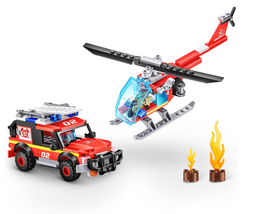 [83166] Zuru Max Fire City Building Set 265 Pieces