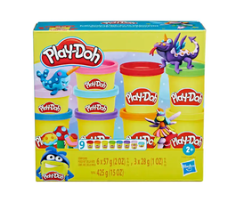 [F73695L0-1] Set of 9 colorful Play-Doh toys