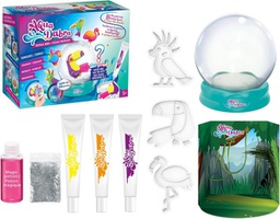 [322-24] Tropical birds shaped water ball from Aqua Dabra