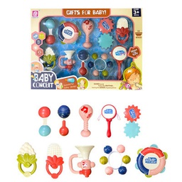 [23-2027953] A set of rattle toys for children, consisting of 10 pieces