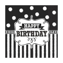 [SQUI3353] Blackboard Christmas beverage napkins