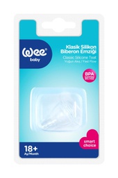 [WEB08229] Round Silicone Nipple for Bottle - 3 - from Wee Baby