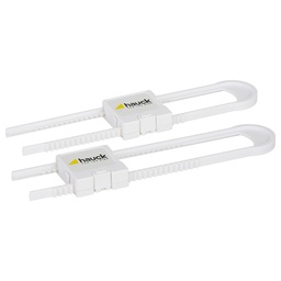 [618547] Close Me 1 Door Bolt (2 Pieces, White) Hook