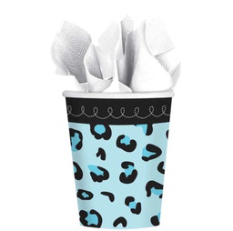 [SQUI3888] Sweet Safari Boy Baby Bath Cups 9 oz, 18 Pieces