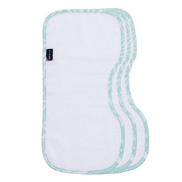 [BAU08006] Bebe au Lait 3 Piece Contoured Burp Cloth Set, Acapulco