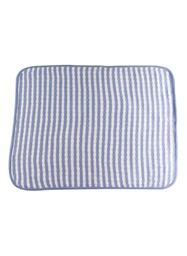 [MNBTBBL02] Moon Baby Cotton Blanket Large Size 70 x 102 cm from 0 to 12 Months Blue