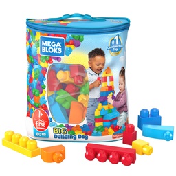 [DCH63] Mega Bloks Fisher-Price - 80-Piece Building Block Bag